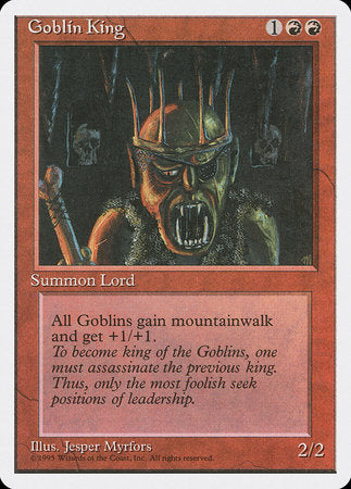 Goblin King [Fourth Edition] | Good Games North