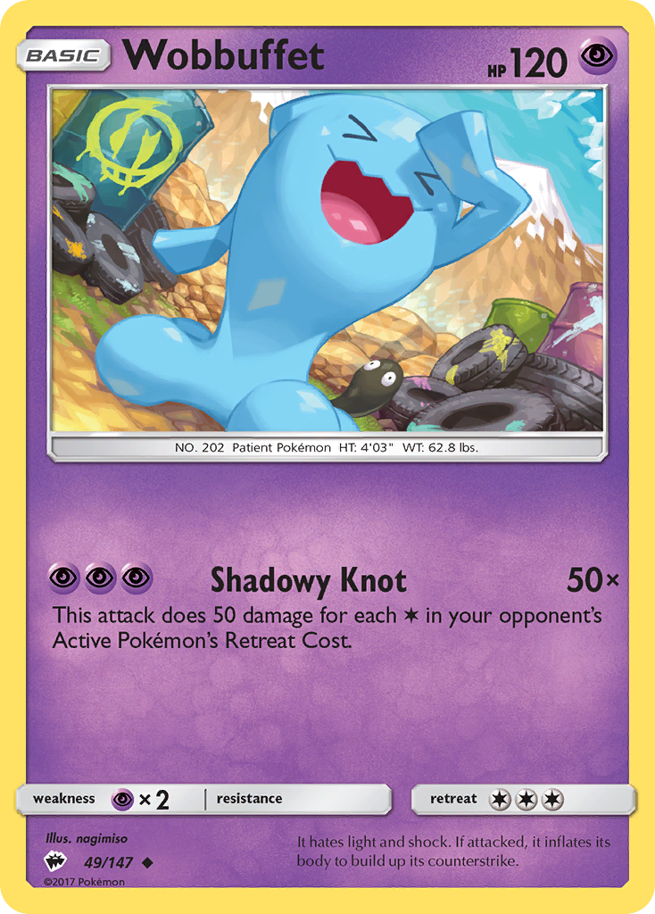 Wobbuffet (49/147) [Sun & Moon: Burning Shadows] | Good Games North
