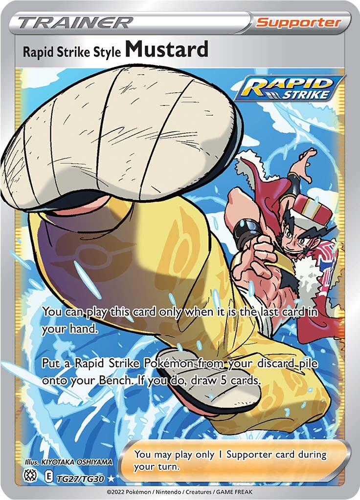 Rapid Strike Style Mustard (TG27/TG30) [Sword & Shield: Brilliant Stars] | Good Games North