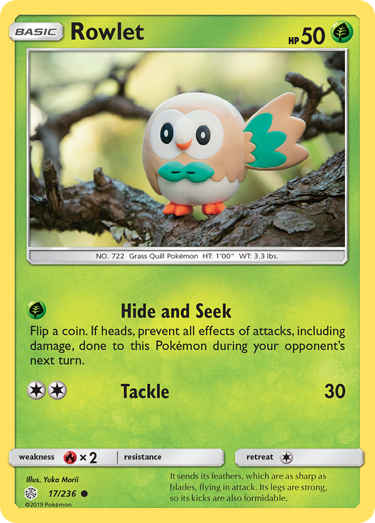 Rowlet (17/236) [Sun & Moon: Cosmic Eclipse] | Good Games North