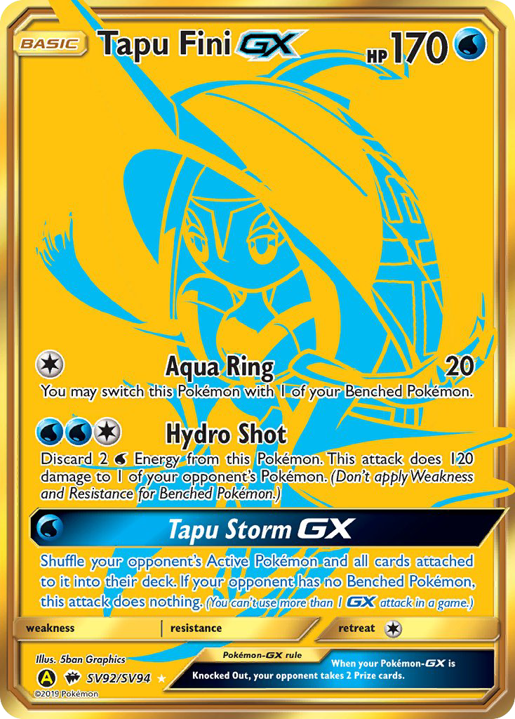 Tapu Fini GX (SV92/SV94) [Sun & Moon: Hidden Fates - Shiny Vault] | Good Games North