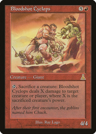 Bloodshot Cyclops [Urza's Destiny] | Good Games North