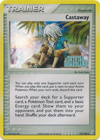 Castaway (72/100) (Stamped) [EX: Crystal Guardians] | Good Games North
