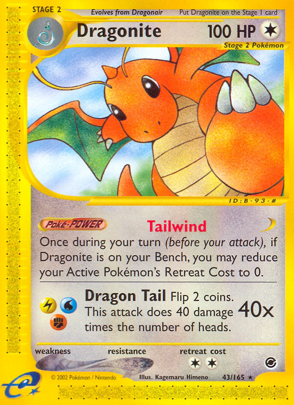 Dragonite (43/165) [Expedition: Base Set] | Good Games North