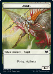 Angel // Elephant Double-sided Token [Kamigawa: Neon Dynasty Commander Tokens] | Good Games North