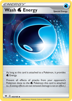 Wash Water Energy (165/185) [Sword & Shield: Vivid Voltage] | Good Games North
