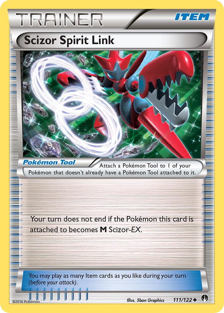 Scizor Spirit Link (111/122) [XY: BREAKpoint] | Good Games North