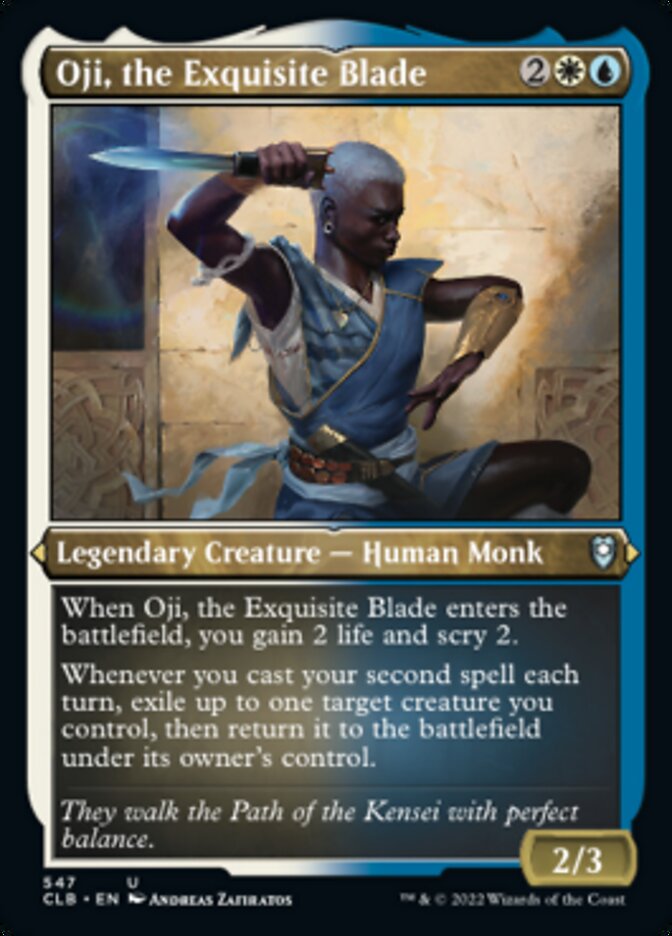Oji, the Exquisite Blade (Foil Etched) [Commander Legends: Battle for Baldur's Gate] | Good Games North