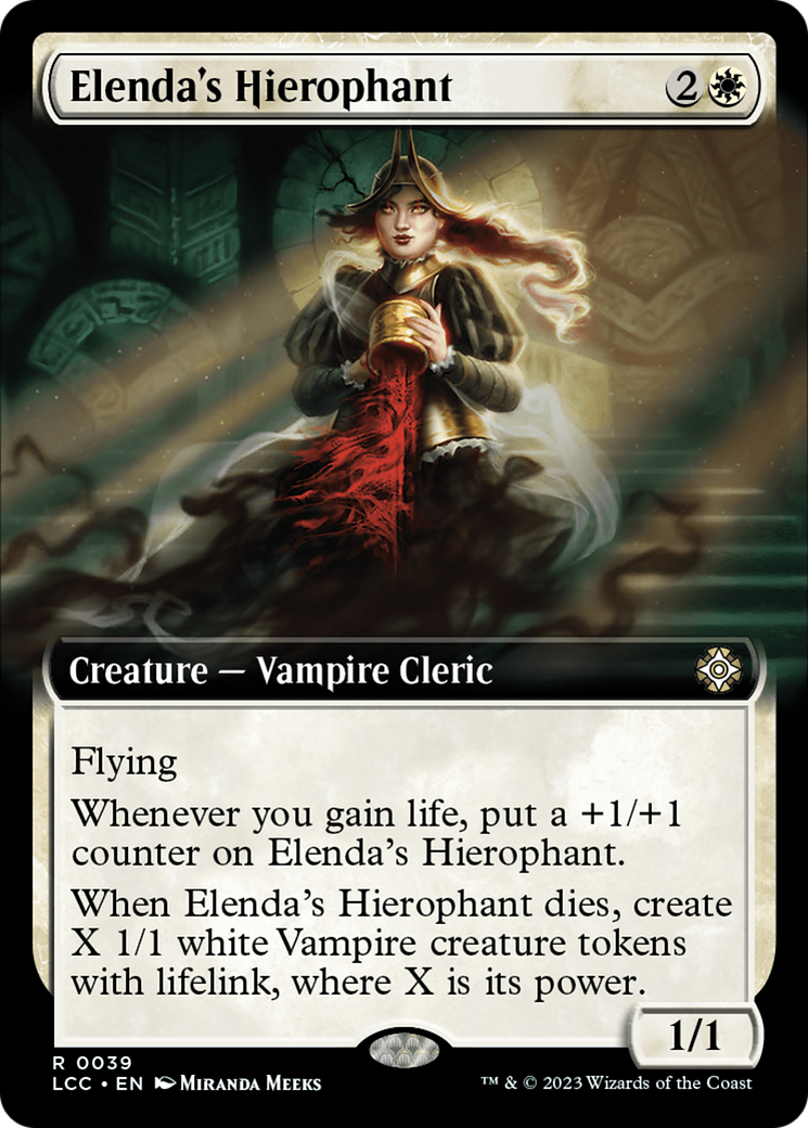 Elenda's Hierophant (Extended Art) [The Lost Caverns of Ixalan Commander] | Good Games North