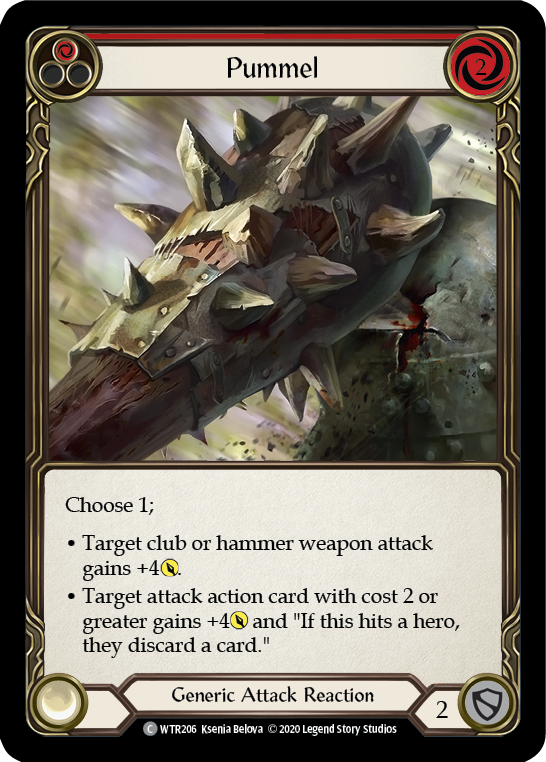Pummel (Red) [U-WTR206] (Welcome to Rathe Unlimited)  Unlimited Rainbow Foil | Good Games North