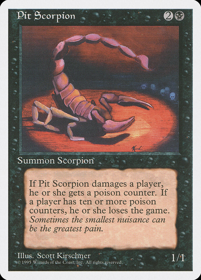 Pit Scorpion [Fourth Edition] | Good Games North