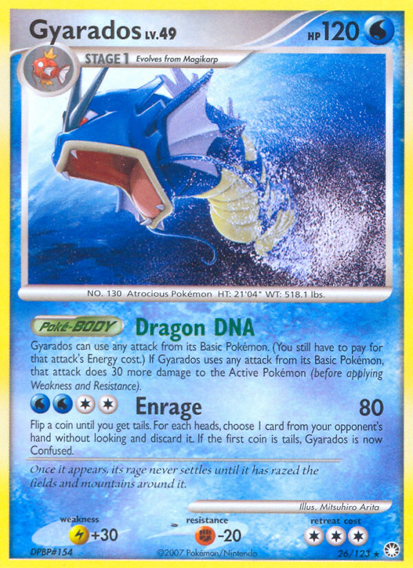 Gyarados (26/123) [Diamond & Pearl: Mysterious Treasures] | Good Games North