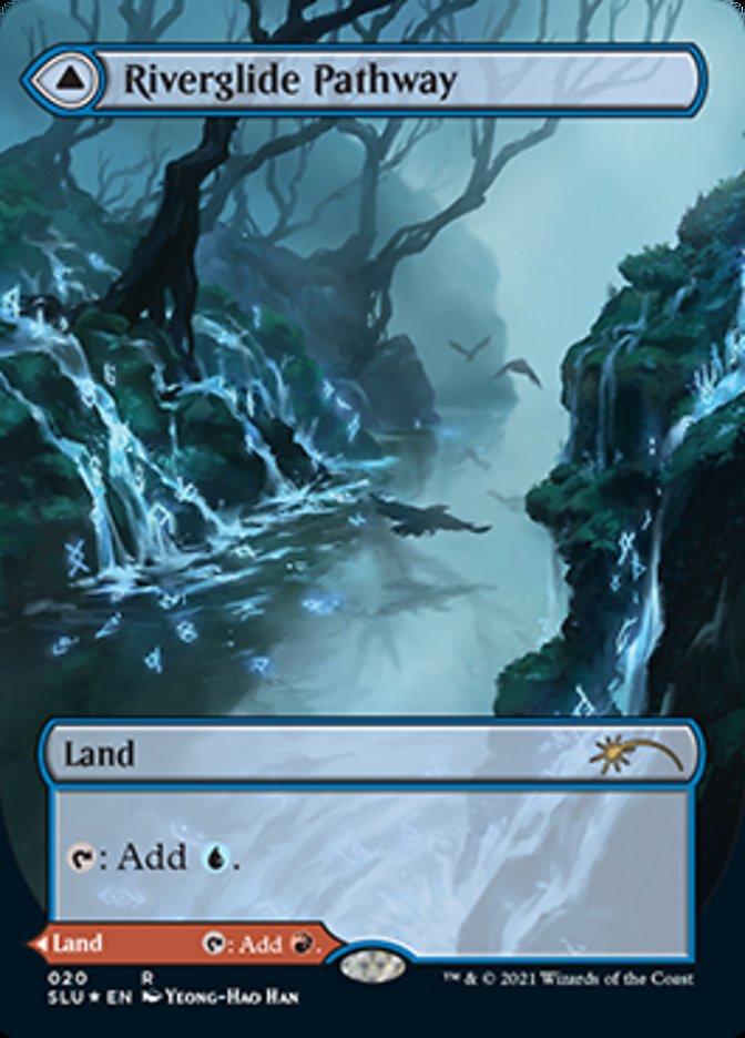 Riverglide Pathway // Lavaglide Pathway (Borderless) [Secret Lair: Ultimate Edition] | Good Games North