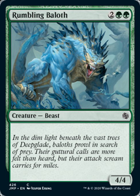 Rumbling Baloth [Jumpstart] | Good Games North