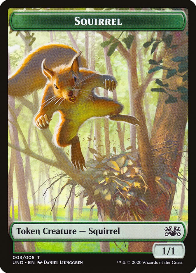 Beeble // Squirrel Double-sided Token [Unsanctioned Tokens] | Good Games North