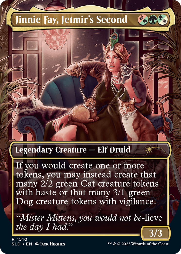 Jinnie Fay, Jetmir's Second // Jinnie Fay, Jetmir's Second [Secret Lair Commander Deck: Raining Cats and Dogs] | Good Games North