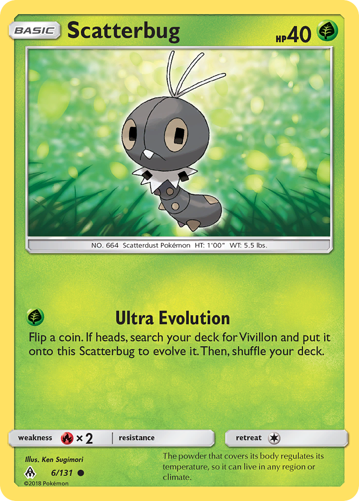 Scatterbug (6/131) [Sun & Moon: Forbidden Light] | Good Games North