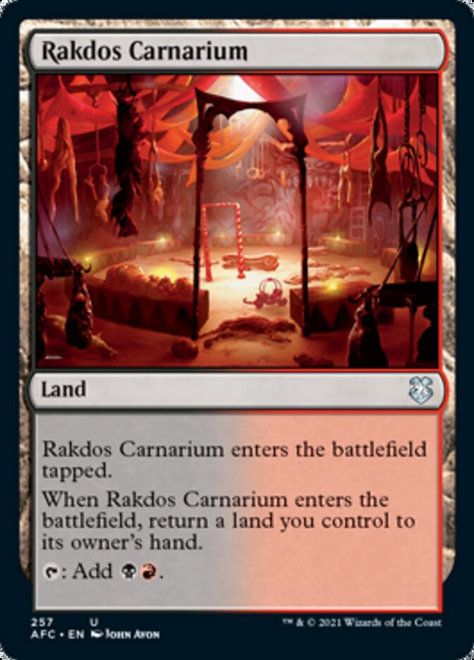 Rakdos Carnarium [Dungeons & Dragons: Adventures in the Forgotten Realms Commander] | Good Games North