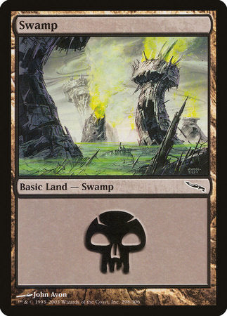 Swamp (298) [Mirrodin] | Good Games North