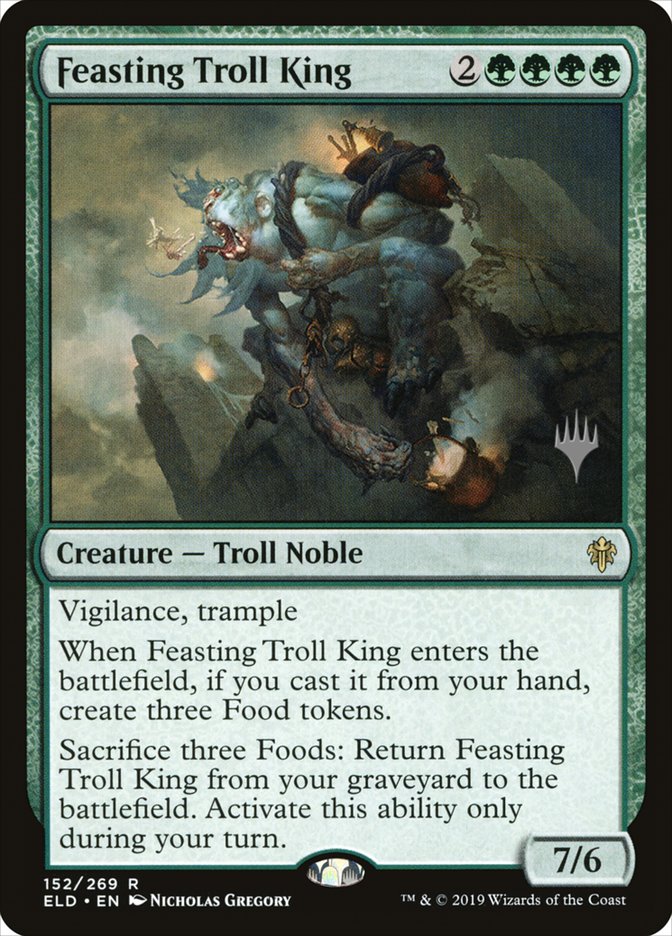 Feasting Troll King (Promo Pack) [Throne of Eldraine Promos] | Good Games North
