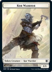 Kor Warrior // Plant Double-sided Token [Zendikar Rising Tokens] | Good Games North