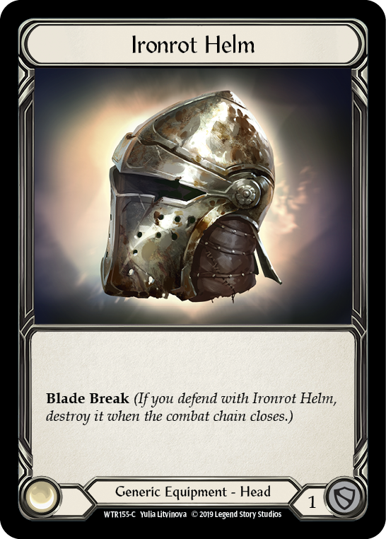 Ironrot Helm [WTR155-C] Alpha Print Cold Foil | Good Games North