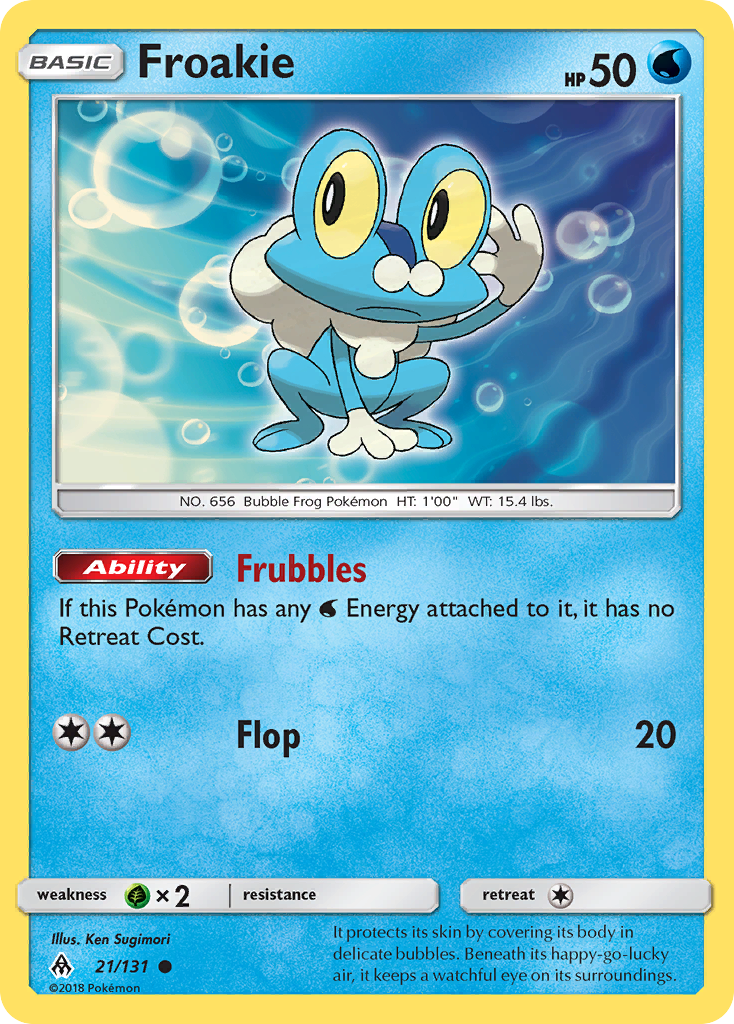 Froakie (21/131) [Sun & Moon: Forbidden Light] | Good Games North