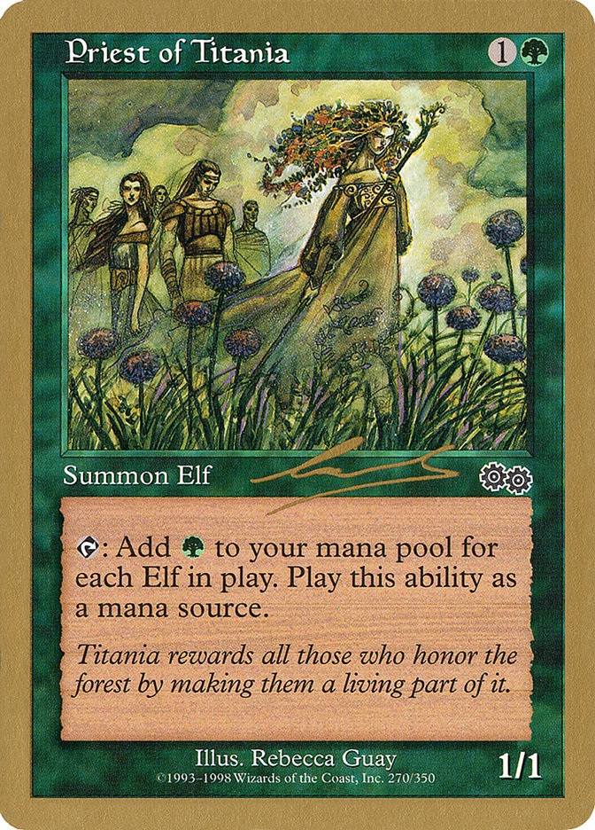 Priest of Titania (Nicolas Labarre) [World Championship Decks 2000] | Good Games North