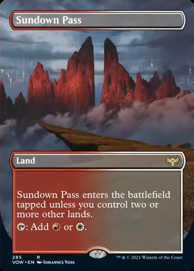 Sundown Pass (Borderless) [Innistrad: Crimson Vow] | Good Games North