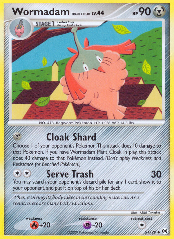 Wormadam Trash Cloak (51/99) [Platinum: Arceus] | Good Games North