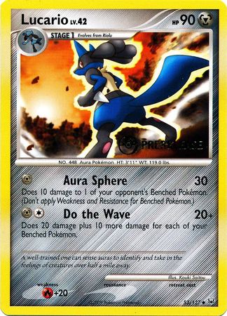 Lucario (53/127) (Prerelease Promo) [Diamond & Pearl: Black Star Promos] | Good Games North