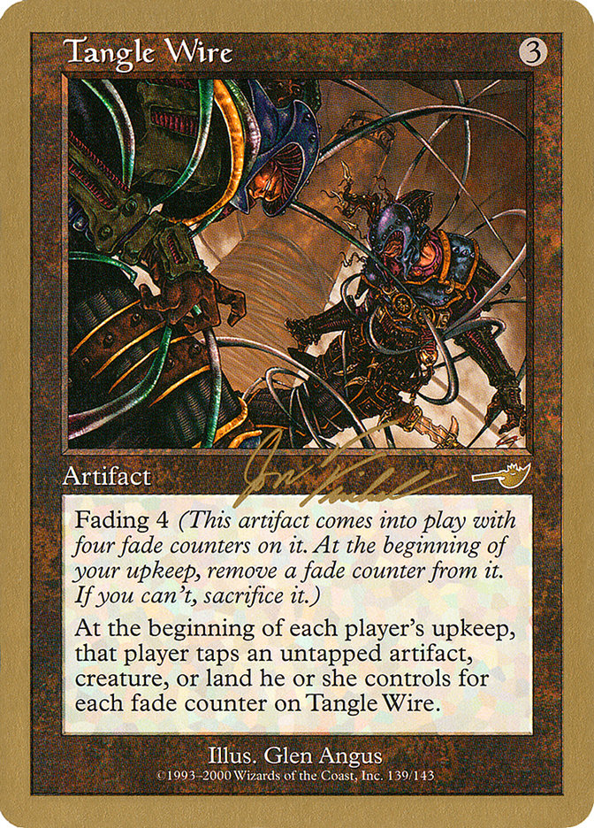 Tangle Wire (Jon Finkel) [World Championship Decks 2000] | Good Games North