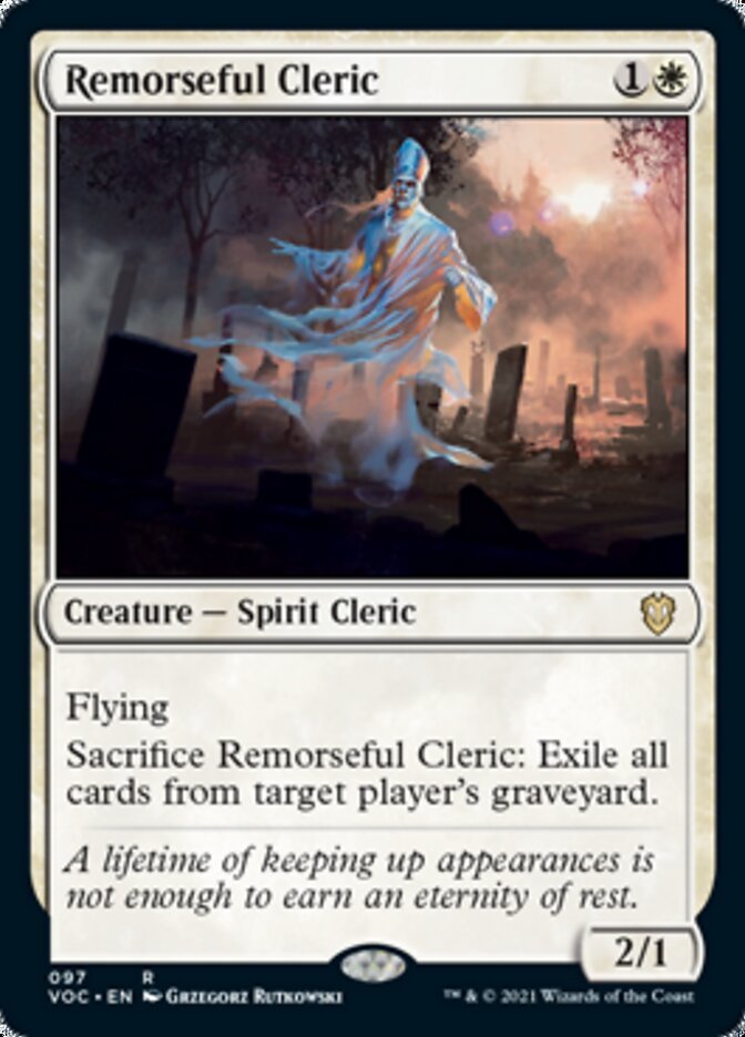 Remorseful Cleric [Innistrad: Crimson Vow Commander] | Good Games North
