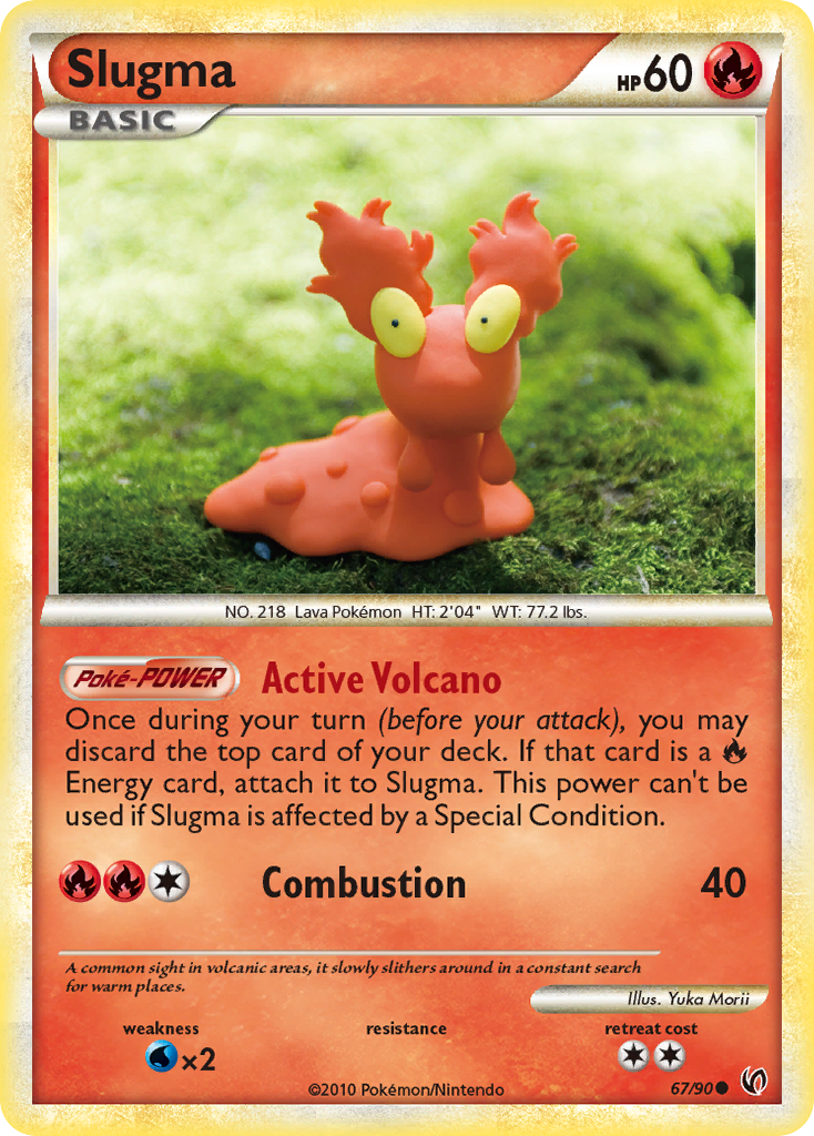 Slugma (67/90) [HeartGold & SoulSilver: Undaunted] | Good Games North