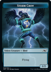 Zombie Employee // Storm Crow Double-sided Token [Unfinity Tokens] | Good Games North