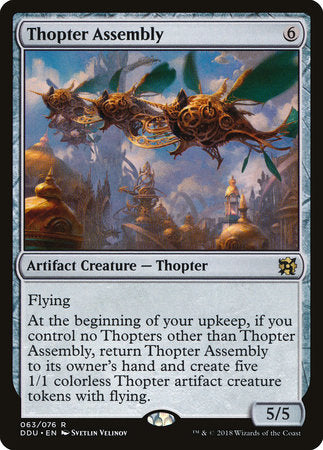 Thopter Assembly [Duel Decks: Elves vs. Inventors] | Good Games North