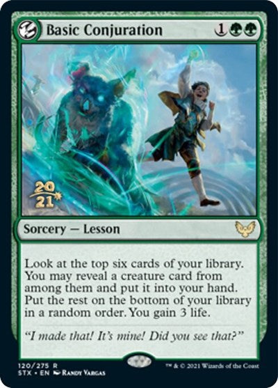 Basic Conjuration [Strixhaven: School of Mages Prerelease Promos] | Good Games North