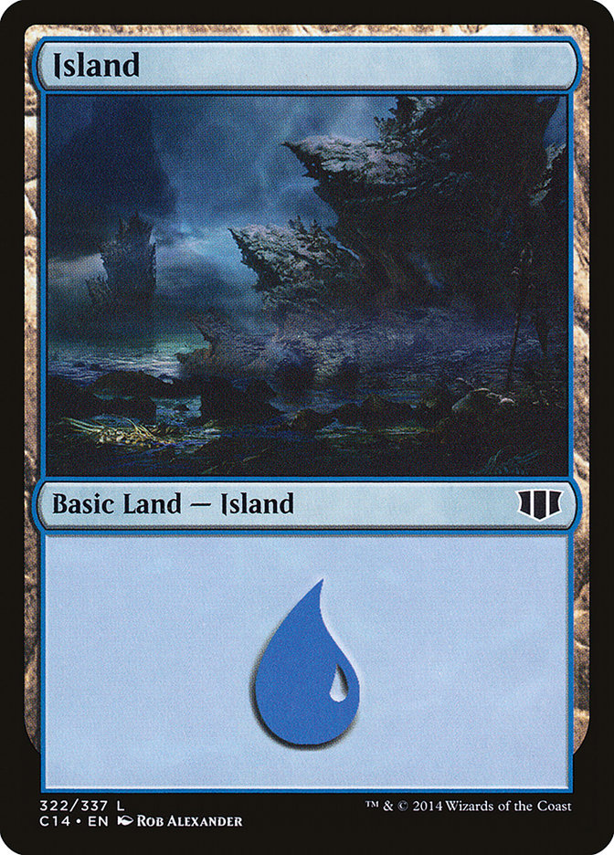 Island (322) [Commander 2014] | Good Games North