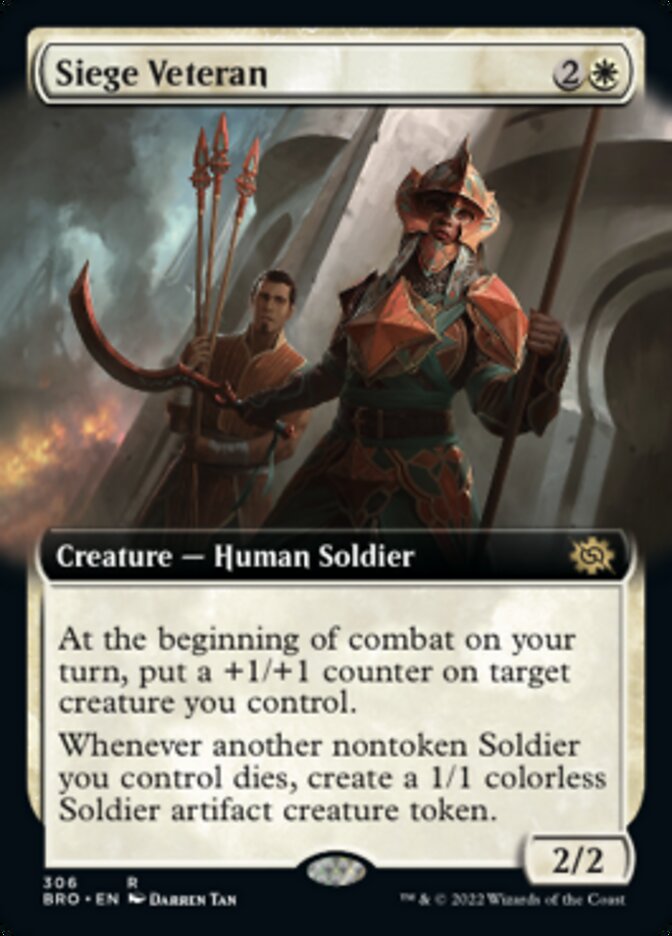 Siege Veteran (Extended Art) [The Brothers' War] | Good Games North