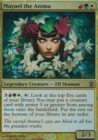 Mayael the Anima (Commander's Arsenal) [Oversize Cards] | Good Games North