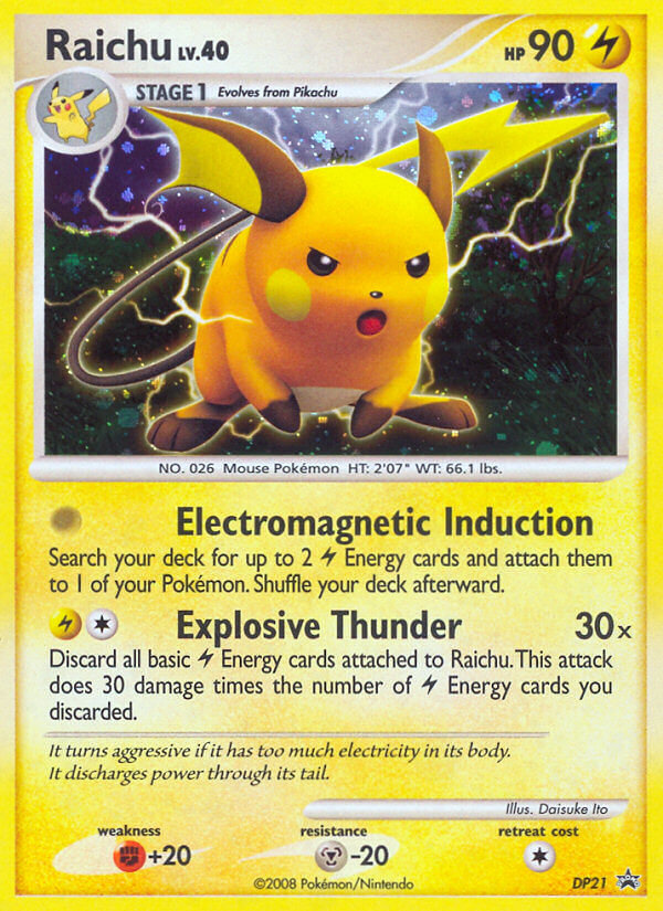 Raichu (DP21) [Diamond & Pearl: Black Star Promos] | Good Games North