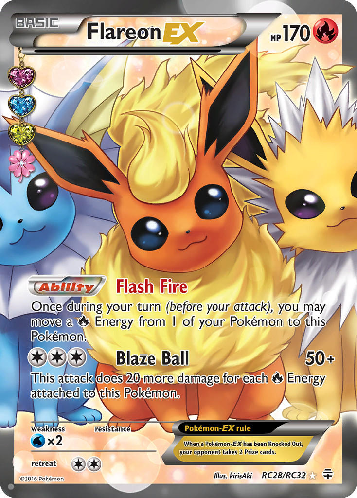 Flareon EX (RC28/RC32) [XY: Generations] | Good Games North