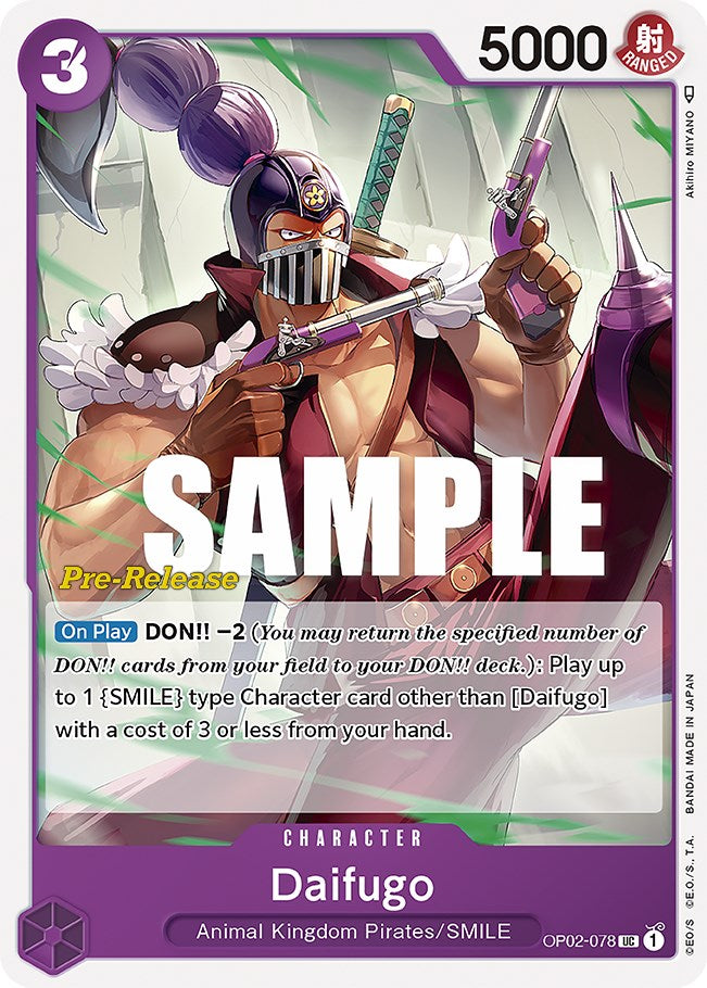 Daifugo [Paramount War Pre-Release Cards] | Good Games North