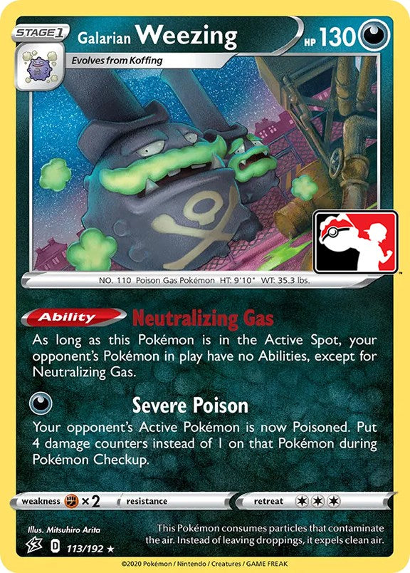 Galarian Weezing (113/192) [Prize Pack Series One] | Good Games North