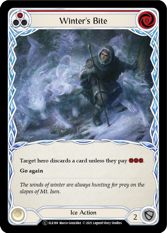 Winter's Bite (Red) [U-ELE169] Unlimited Normal | Good Games North