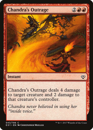 Chandra's Outrage [Archenemy: Nicol Bolas] | Good Games North