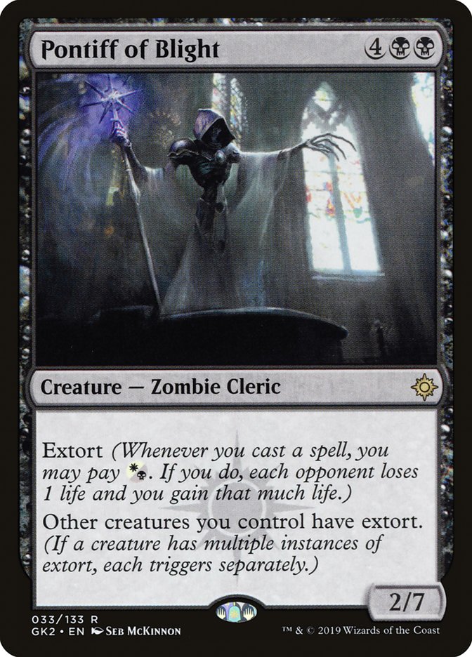 Pontiff of Blight [Ravnica Allegiance Guild Kit] | Good Games North