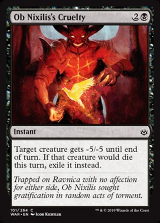 Ob Nixilis's Cruelty [War of the Spark] | Good Games North