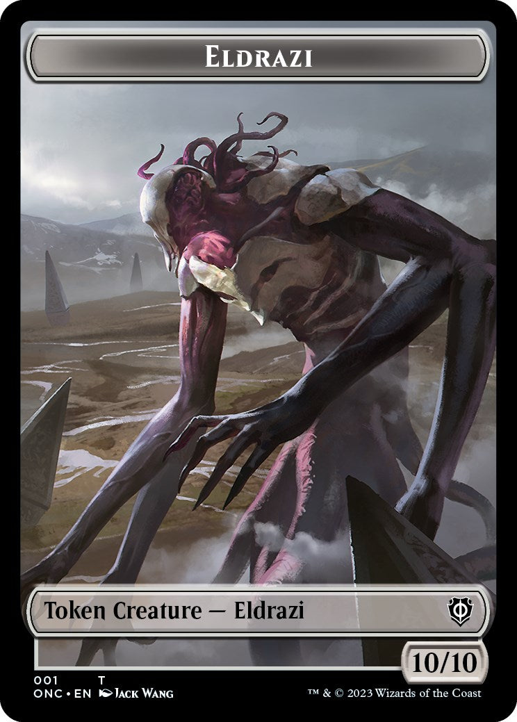 Soldier (017) // Eldrazi Double-Sided Token [Phyrexia: All Will Be One Commander Tokens] | Good Games North