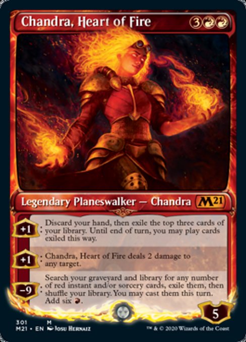 Chandra, Heart of Fire (Showcase) [Core Set 2021] | Good Games North